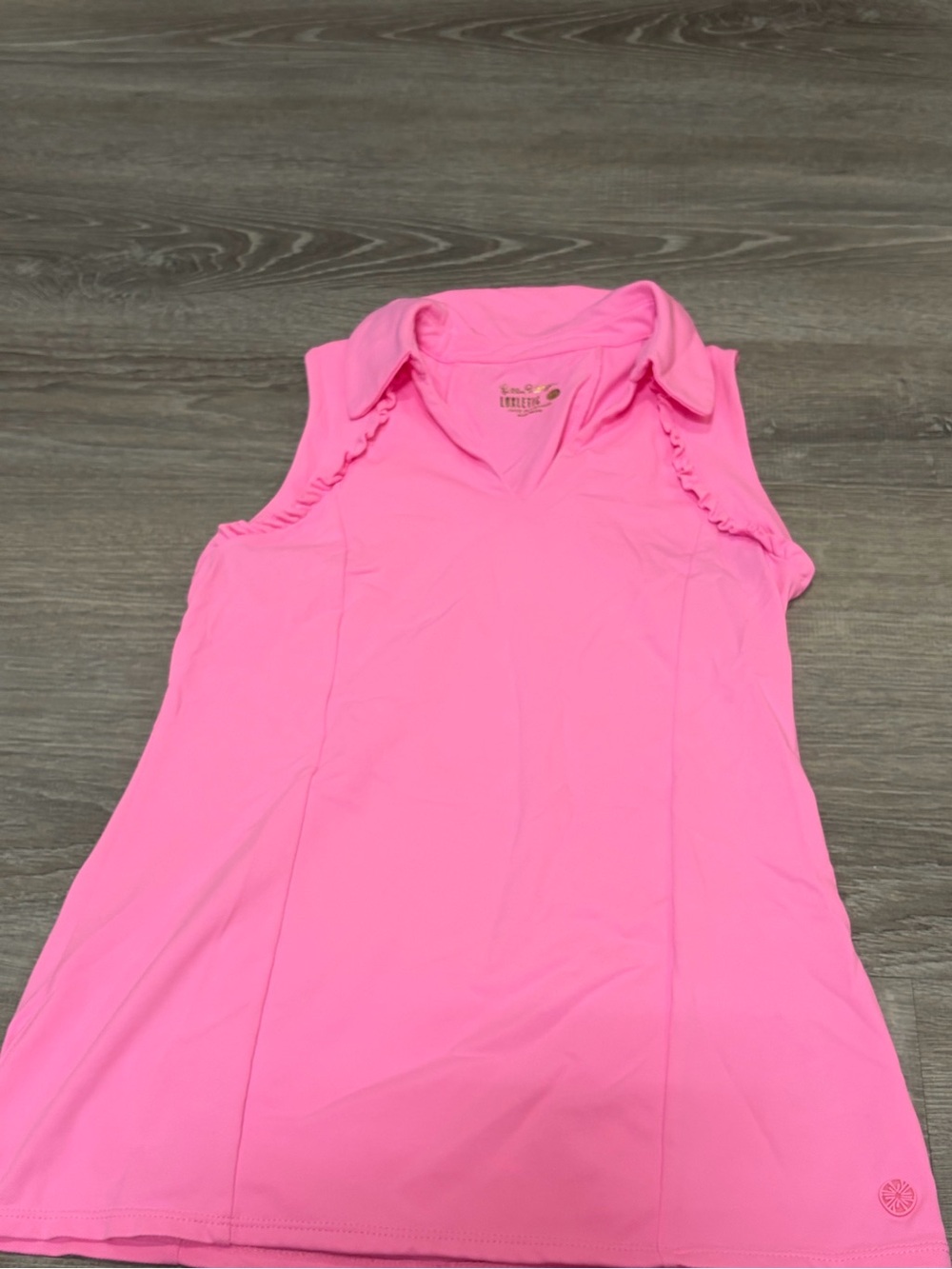 Lilly Pulitzer Luxletic Golf Shirt Pink